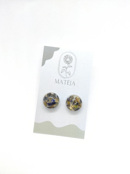 Rankų darbo auskarai "Levandų žavesys" - Auskarai, naujiena, papuošalai