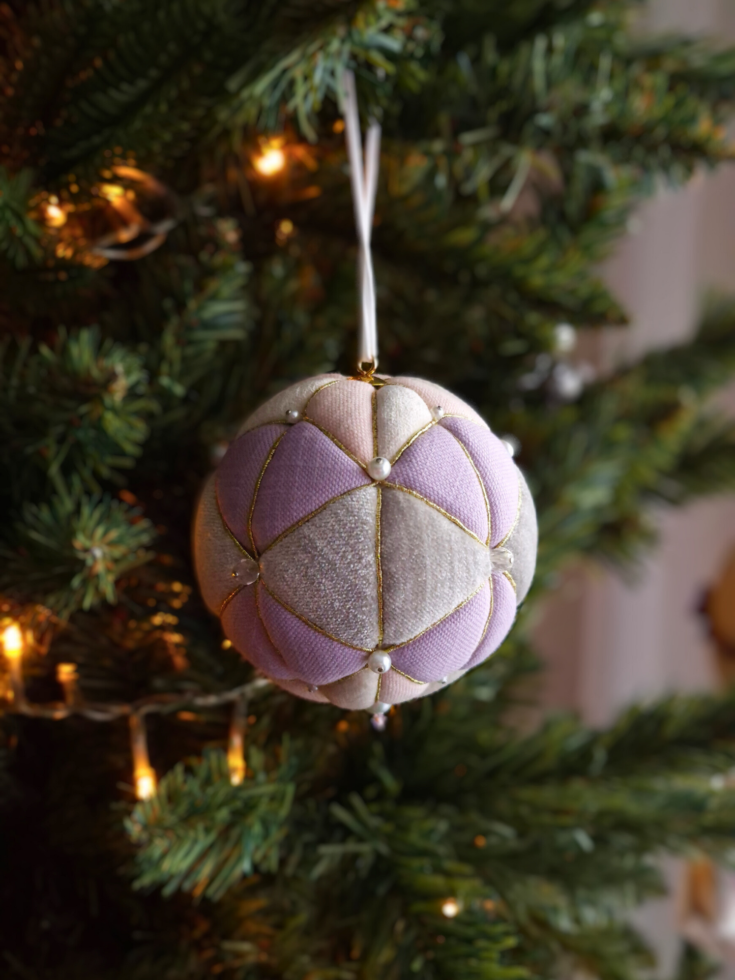 Handmade Christmas tree toy "Lavender"