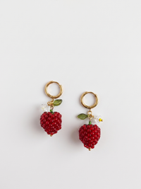 Earrings with jasper "Cherry Blossoms" 