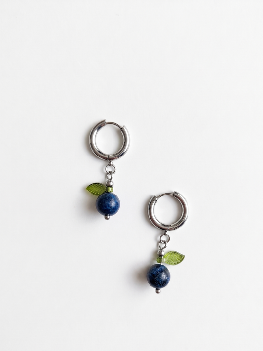 Dimorphite earrings "Blue" 