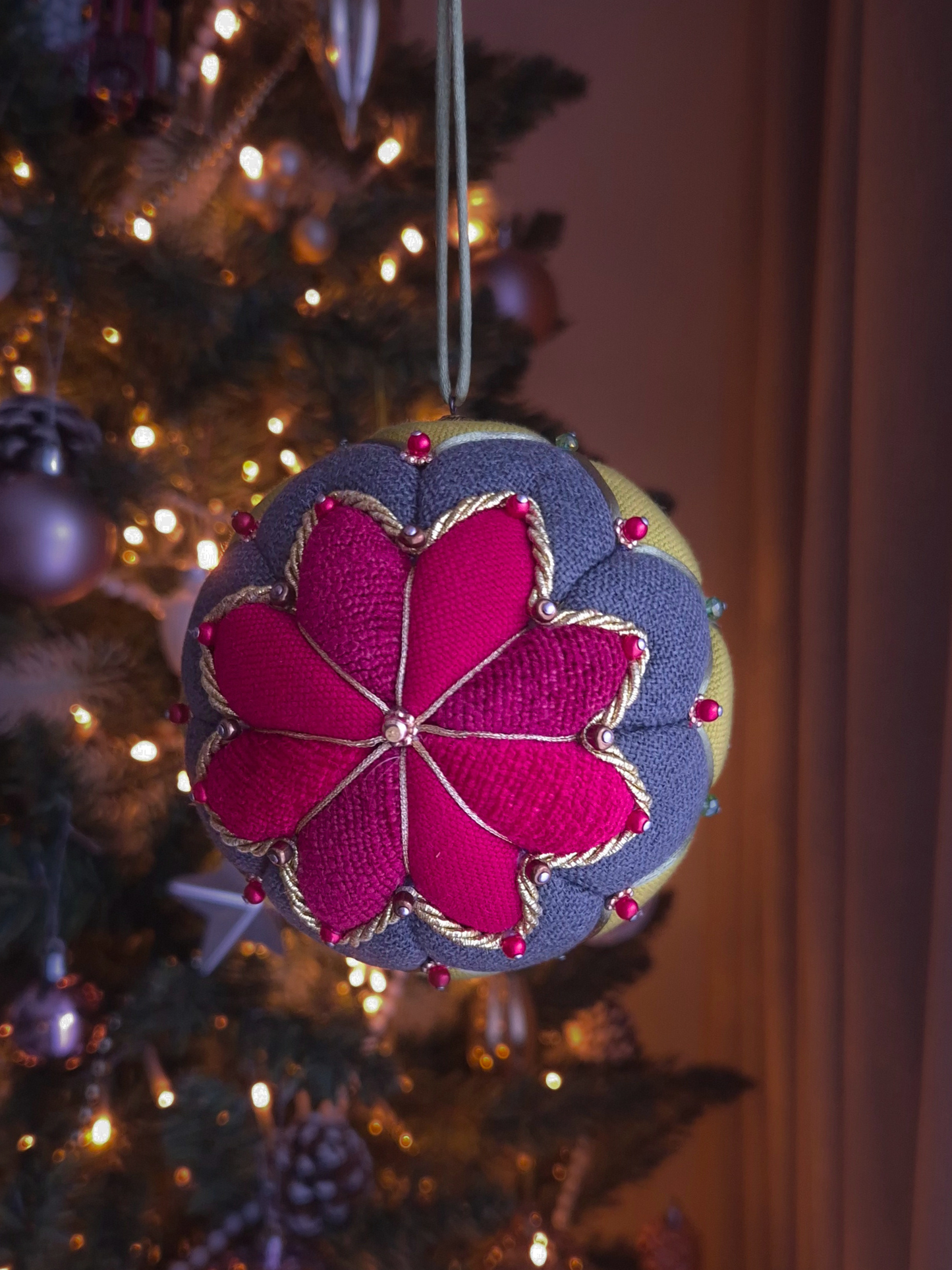 Handmade Christmas tree toy "Lavender"