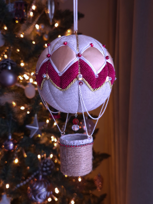 Handmade Christmas tree toy "Balloon"