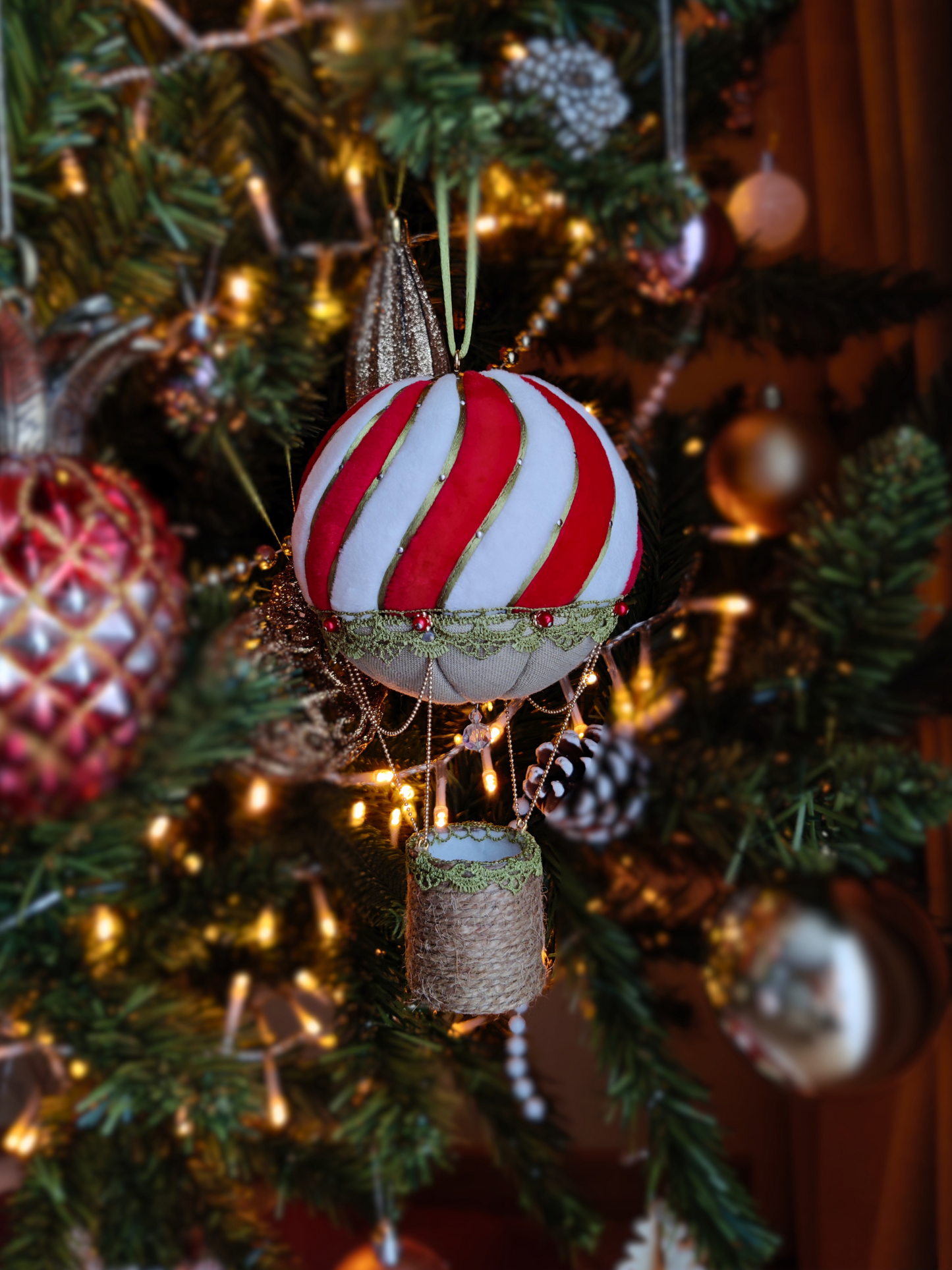 Handmade Christmas tree toy "Balloon"