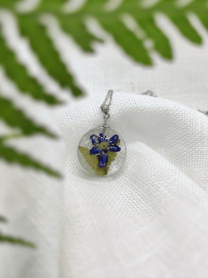 Pakabukas su žibute - naujiena, papuošalai