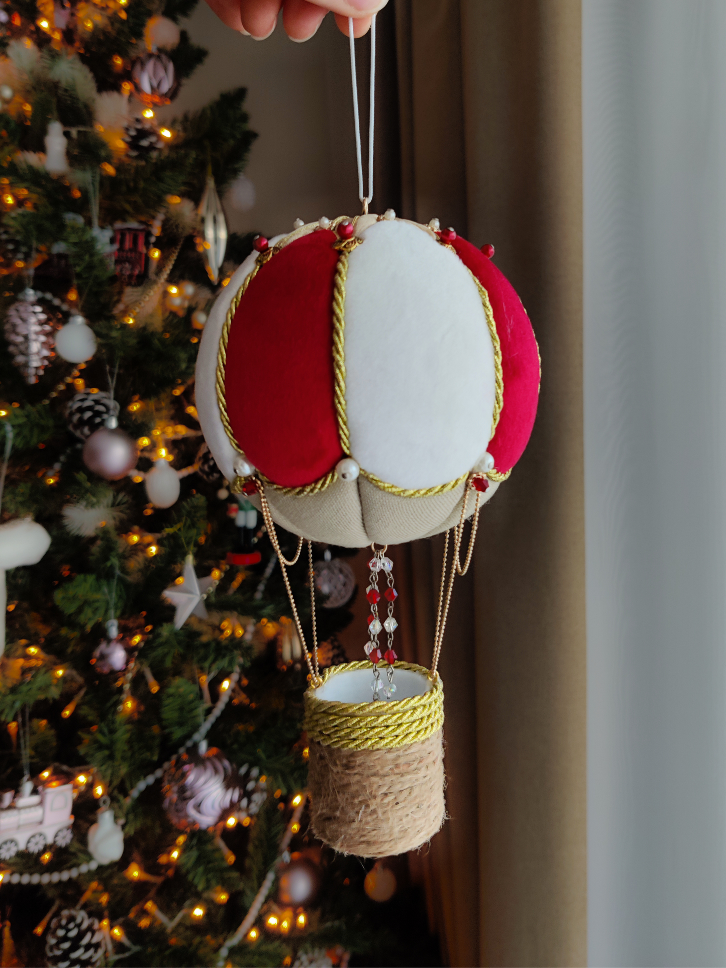 Handmade Christmas tree toy "Balloon"