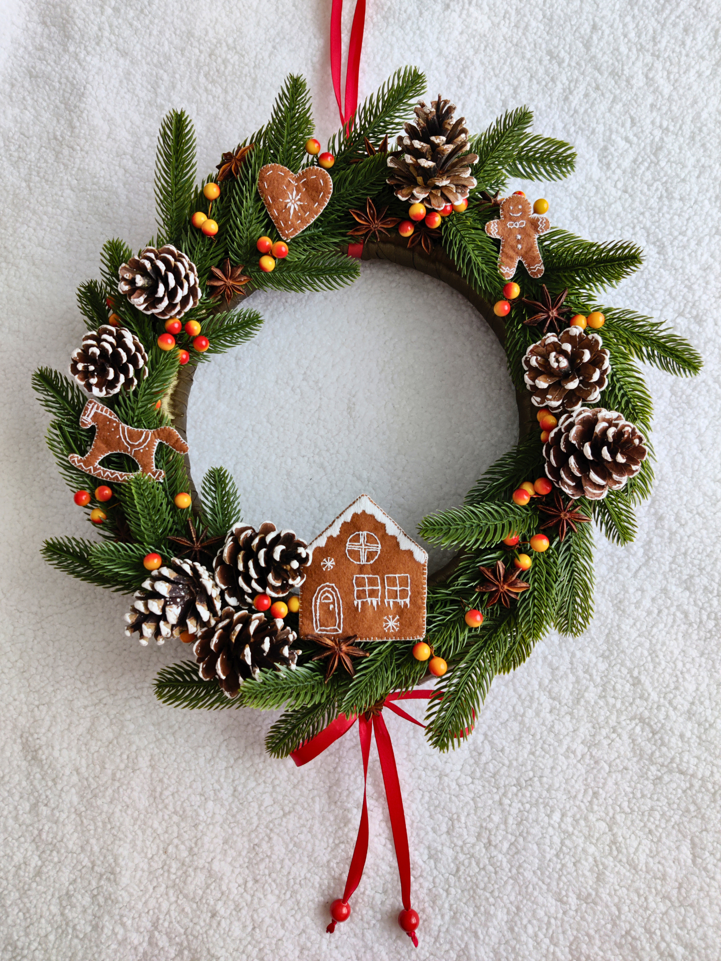 Handmade Christmas tree toy "Elegance"