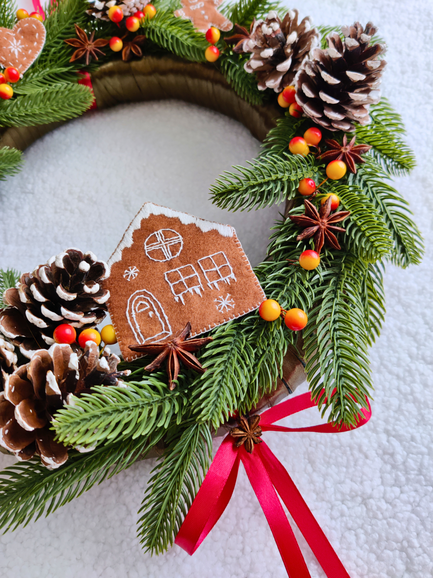 Handmade Christmas tree toy "Elegance"