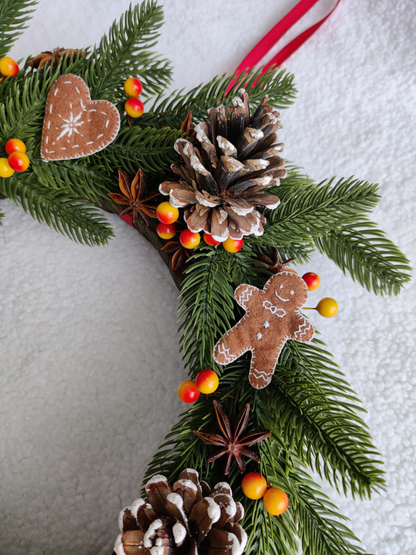 Handmade Christmas tree toy "Elegance"