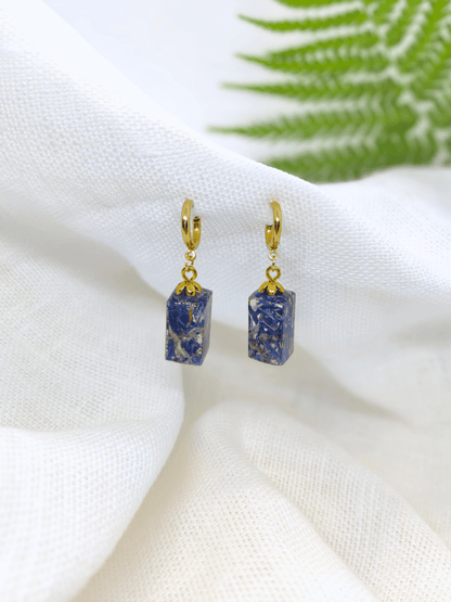 Auskarai su rugiagėlėmis - naujiena, papuošalai