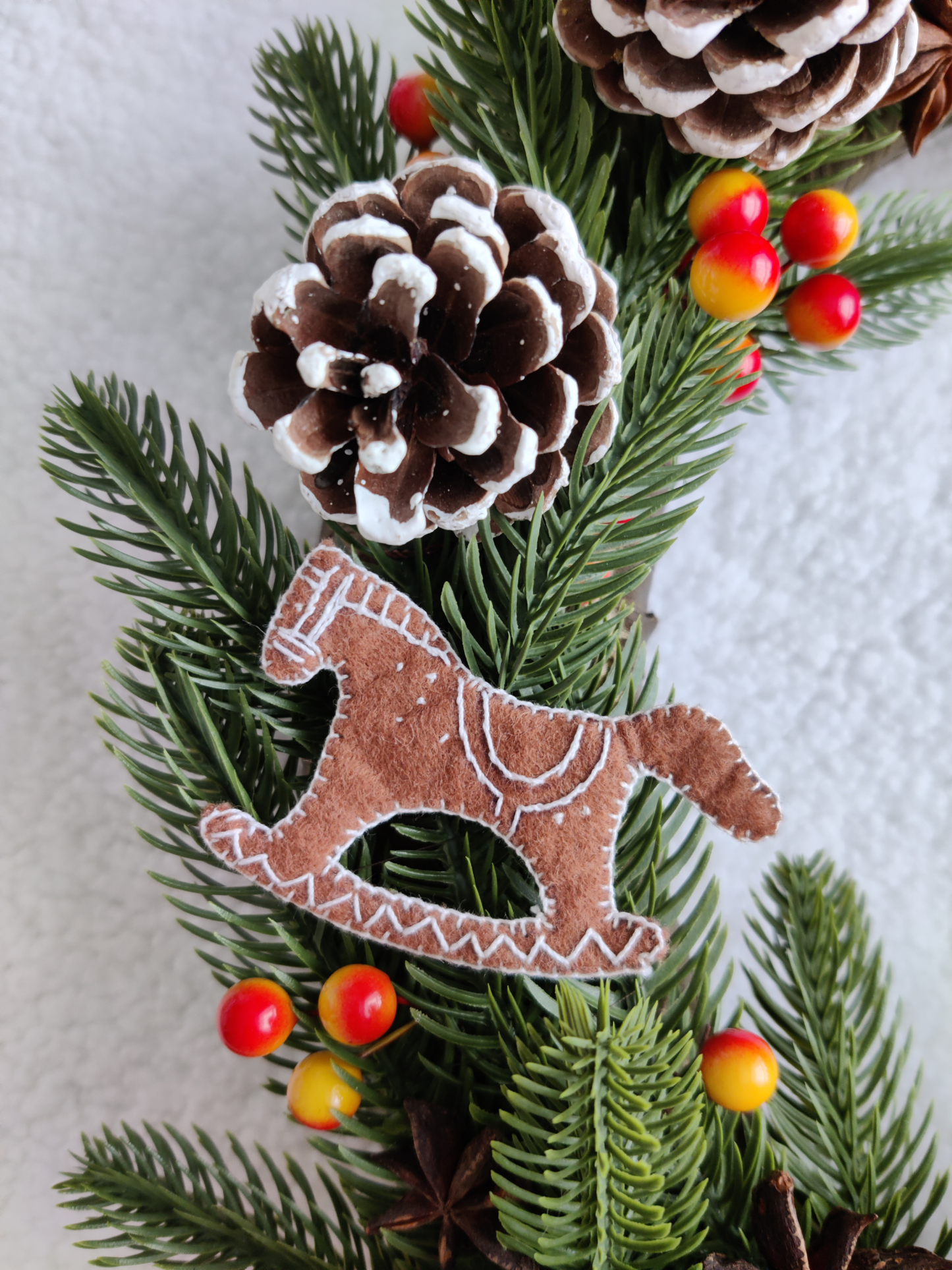 Handmade Christmas tree toy "Elegance"