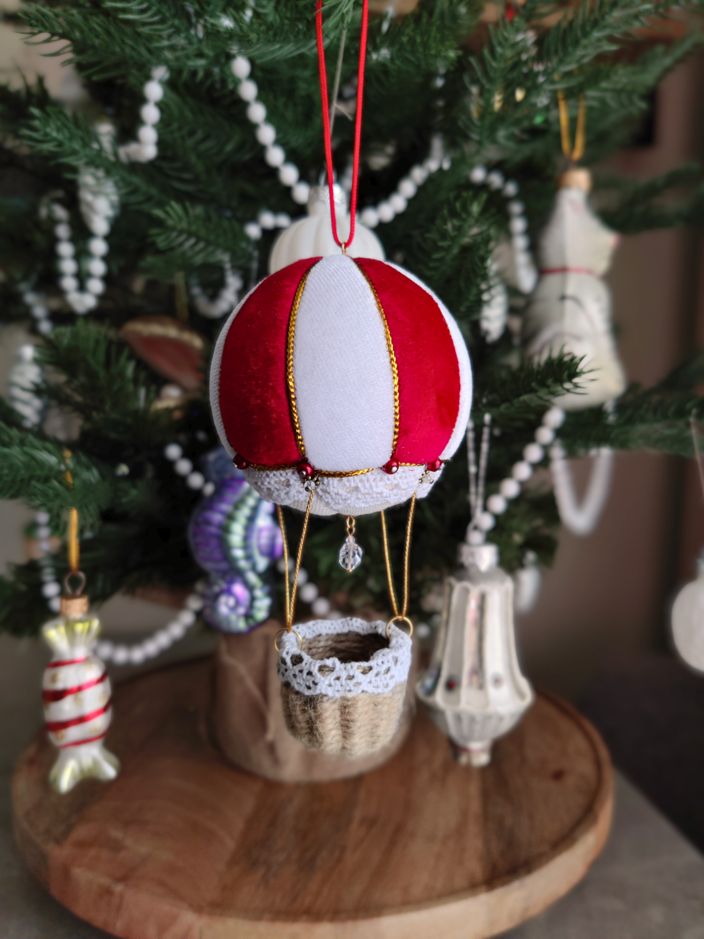 Handmade Christmas tree toy "Elegance"