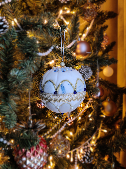 Rankų darbo eglutės žaisliukas "Pūga" - kalėdinės dekoracijos, naujiena