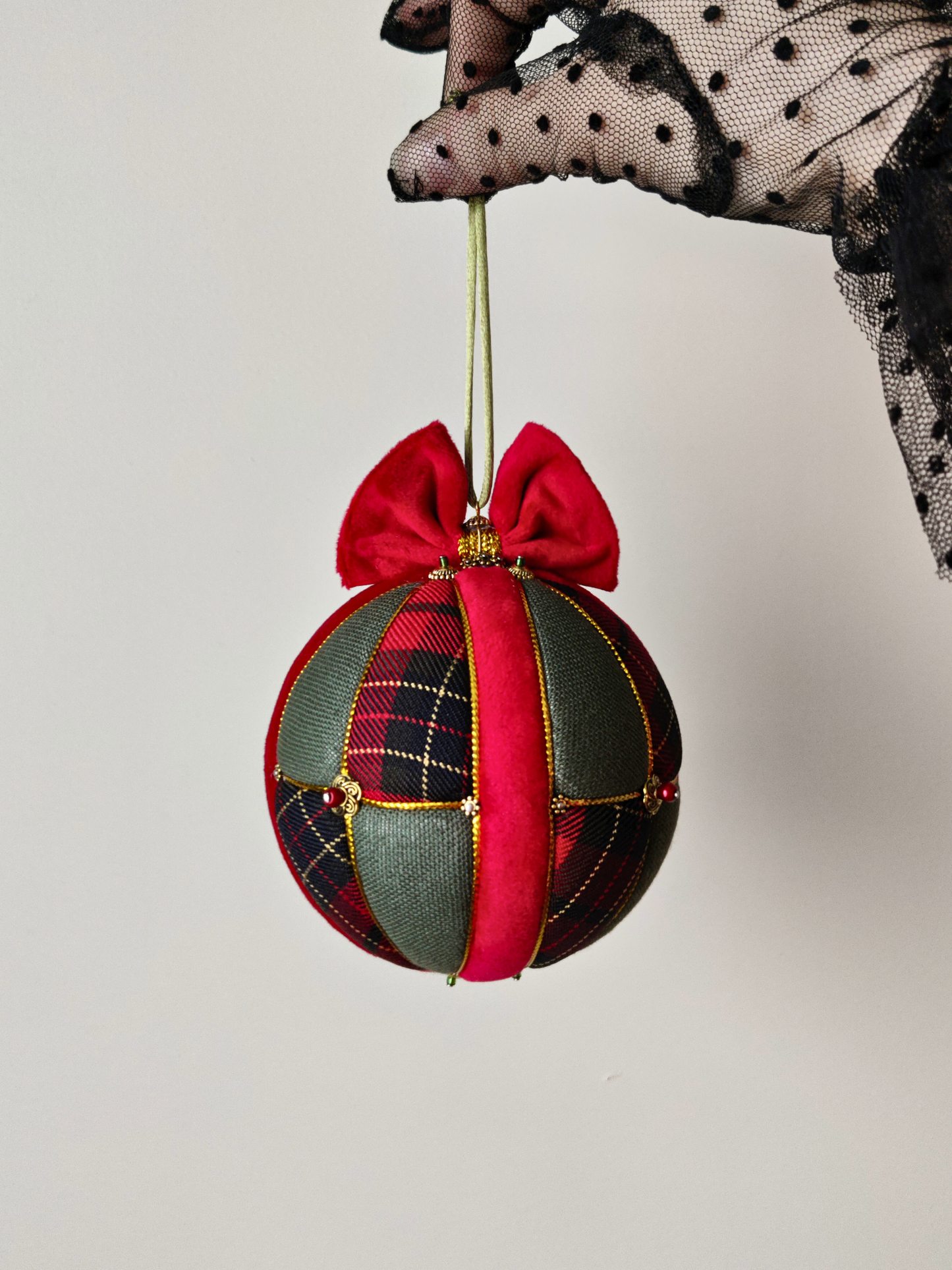 Handmade Christmas tree toy "Elegance"