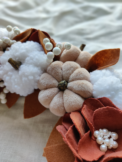 Rankų darbo rudeninis vainikas - naujiena, rudeninės dekoracijos