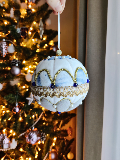 Rankų darbo eglutės žaisliukas "Pūga" - kalėdinės dekoracijos, naujiena