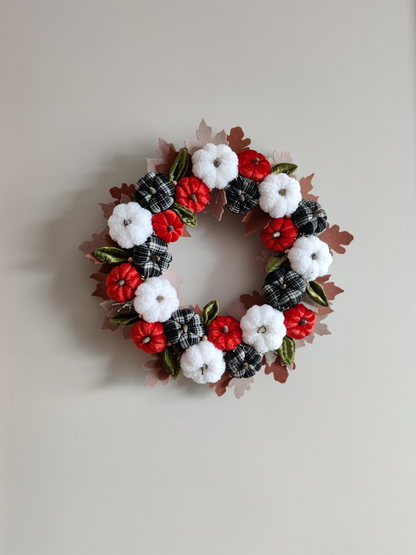 Rankų darbo rudeninis vainikas - naujiena, rudeninės dekoracijos