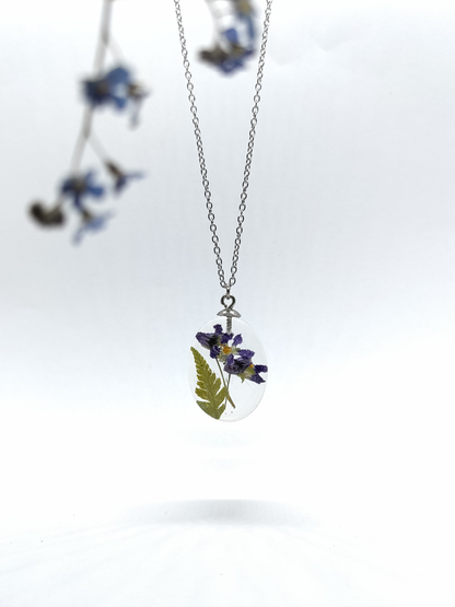 Rankų darbo pakabukas "Našlaitės" - lietuviška prekė, naujiena, Pakabukai, papuošalai