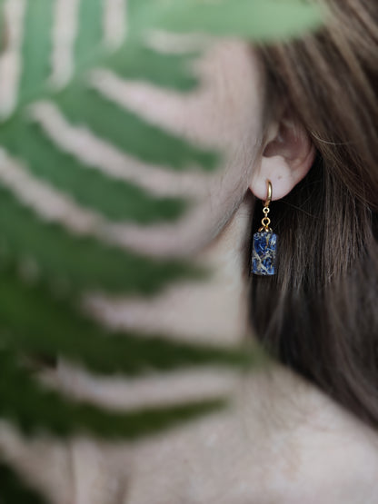 Auskarai su rugiagėlėmis - naujiena, papuošalai