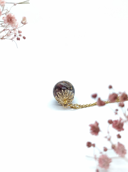 Rankų darbo pakabukas "Tulpė" - lietuviška prekė, naujiena, Pakabukai, papuošalai