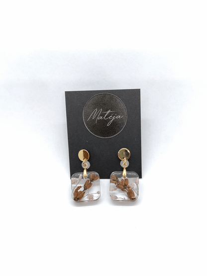 Rankų darbo auskarai "Burtai" - Auskarai, lietuviška prekė, naujiena, papuošalai