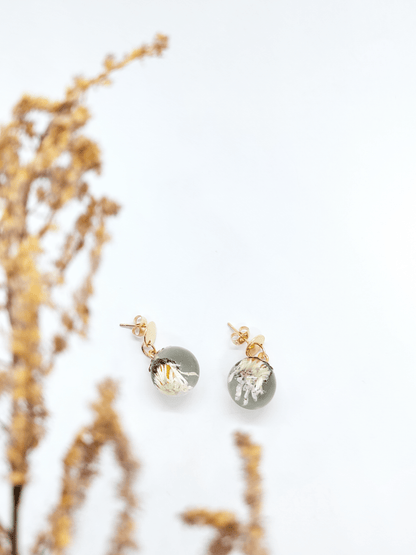 Rankų darbo auskarai "Spindulėlis" - Auskarai, lietuviška prekė, naujiena, papuošalai