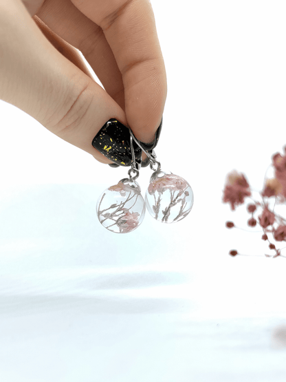 Rankų darbo auskarai "Švelnumas" - Auskarai, lietuviška prekė, naujiena, papuošalai