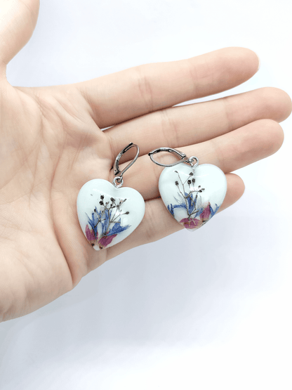 Rankų darbo auskarai "Vasara" - Auskarai, lietuviška prekė, naujiena, papuošalai