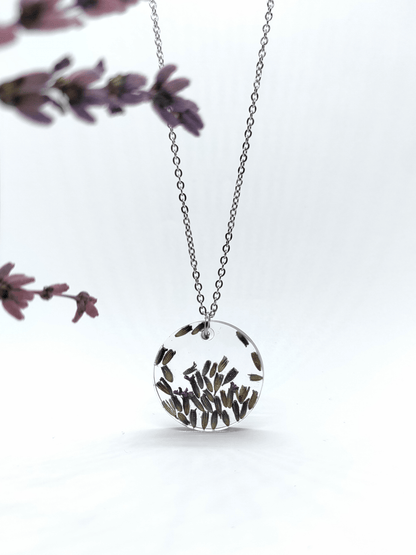 Rankų darbo pakabukas "Levanda" - lietuviška prekė, naujiena, Pakabukai, papuošalai